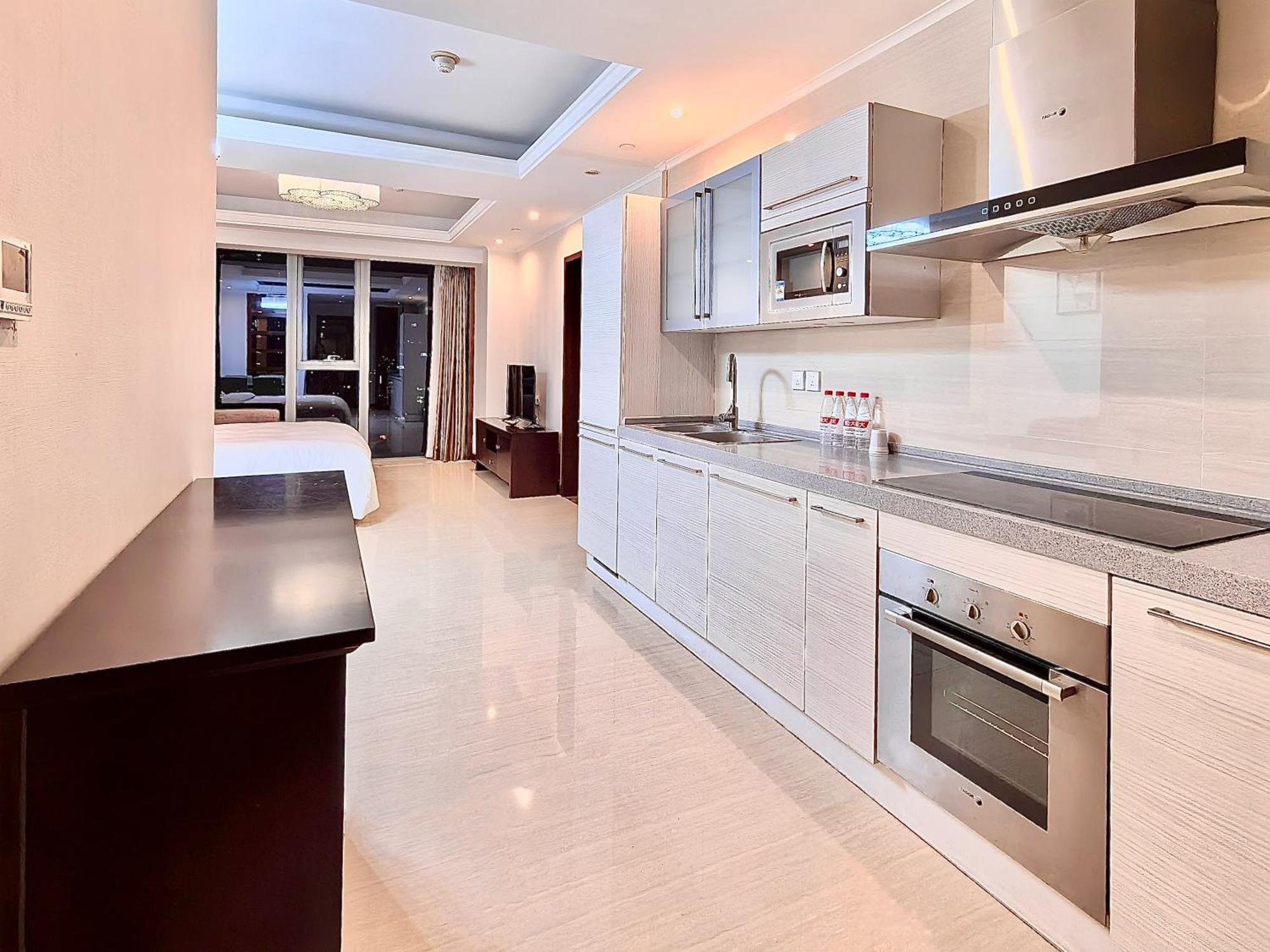 Qingdao Elegant Central Apartment Exterior foto