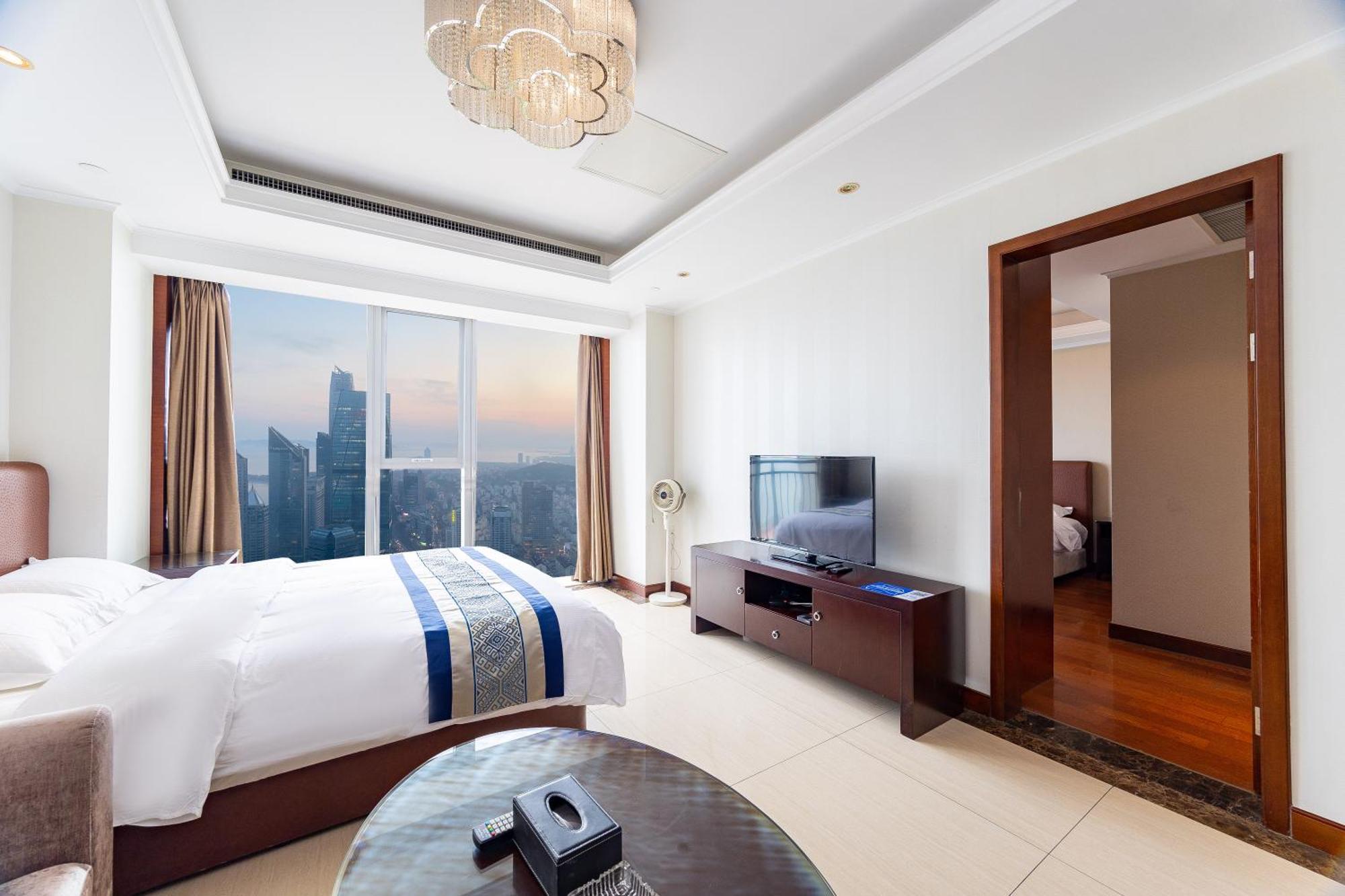 Qingdao Elegant Central Apartment Exterior foto