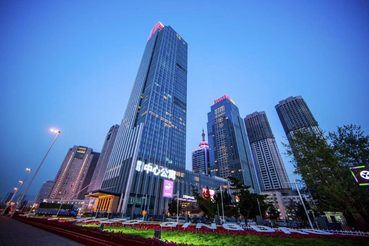 Qingdao Elegant Central Apartment Exterior foto